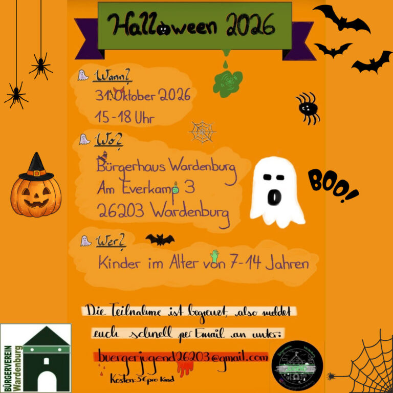 Bürgerverein, Halloween 2026